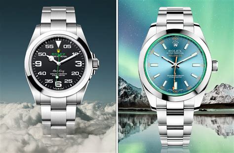 rolex air king vs rolex milgauss